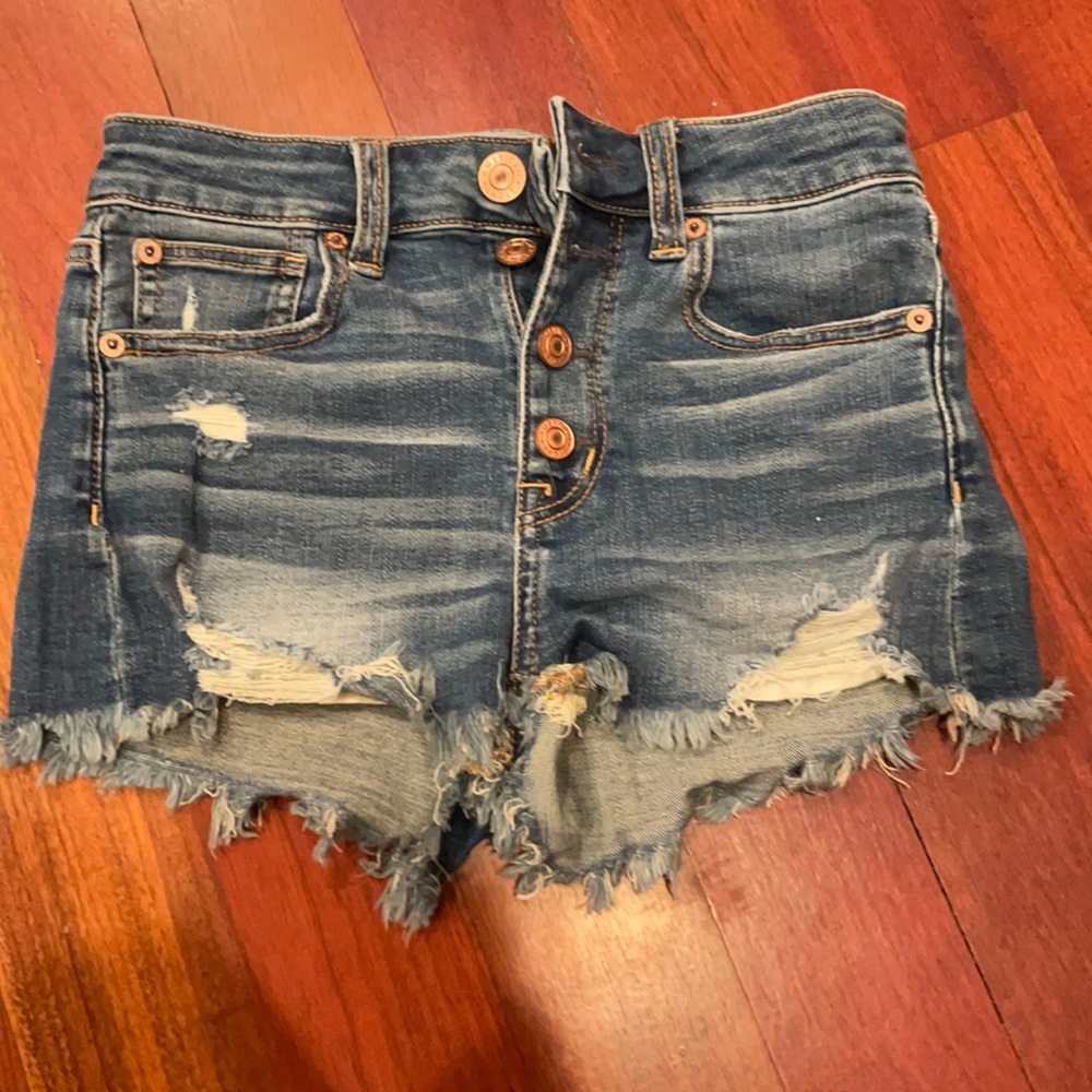 American eagle jean shorts